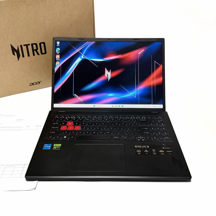 ACER Nitro/16” WUXGA 165Hz/i5-13420H/RTX 3050 6GB/16GB DDR5/512GB NVMe