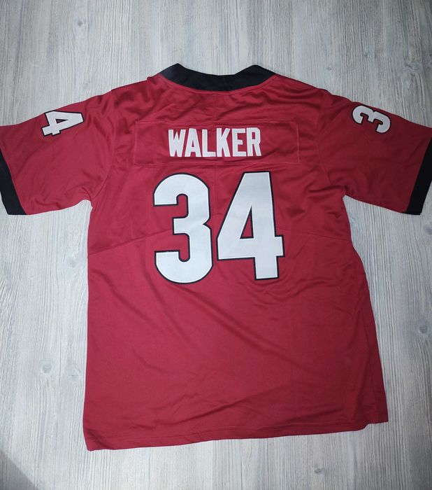 Tricou de fotbal american Nike cu Georgia Bulldogs, #34 Walker (Sz XL)