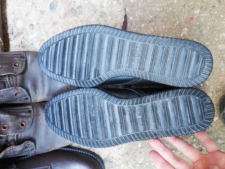Стари военни кожени ботуши 41 номер