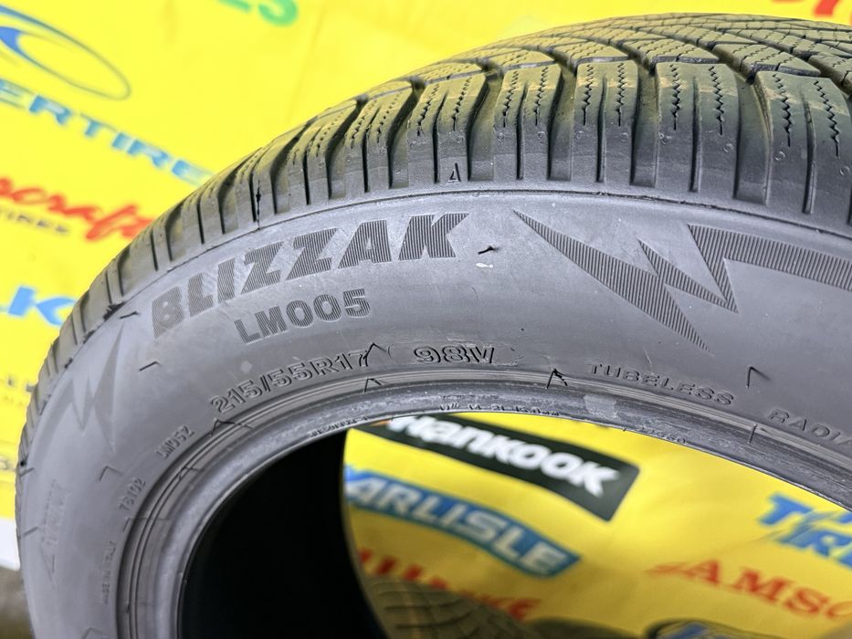 215/55R17 Bridgestone 2024-20 7-6mm stare foarte buna