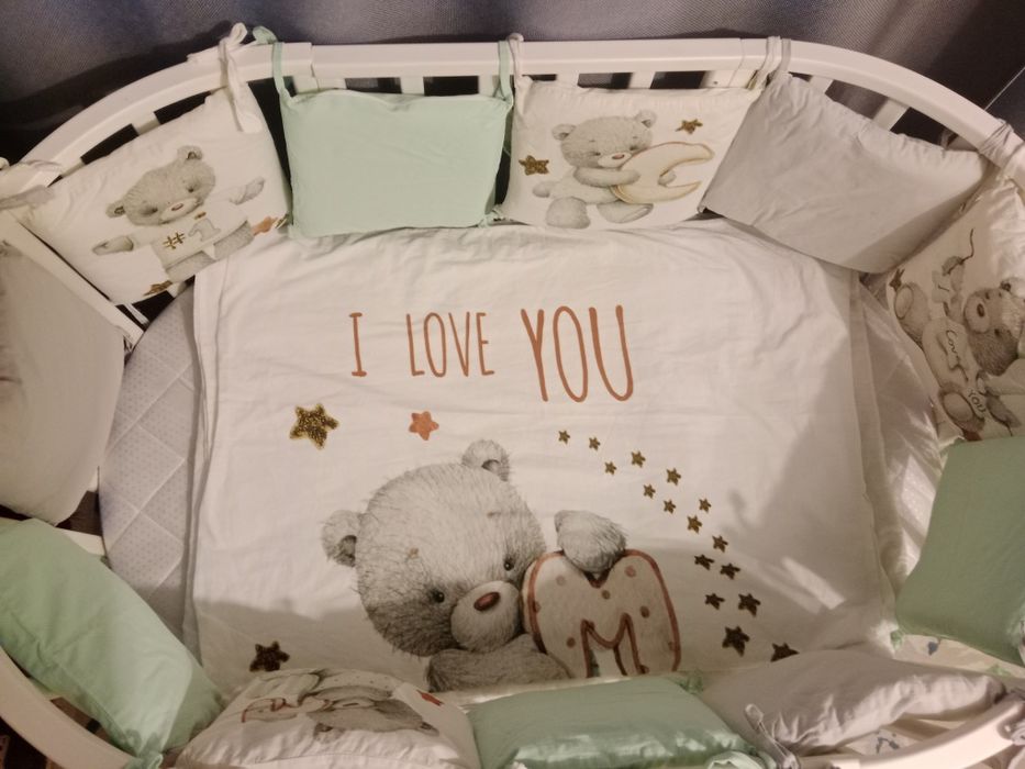 Комплект бортиков для детской кроватки