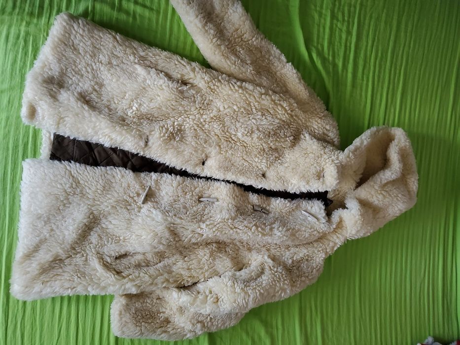 Palton de iarna blana