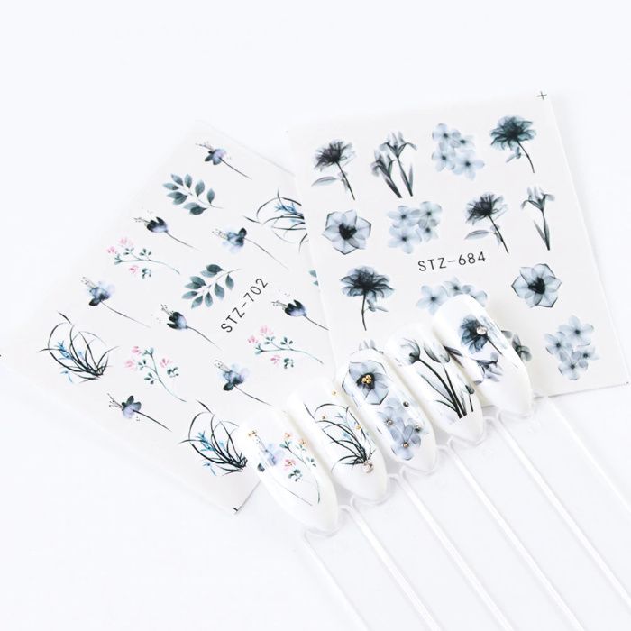 24 водни стикери за нокти