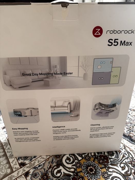 Робот-пылесос Roborock S5MAX в отличном состоянии
