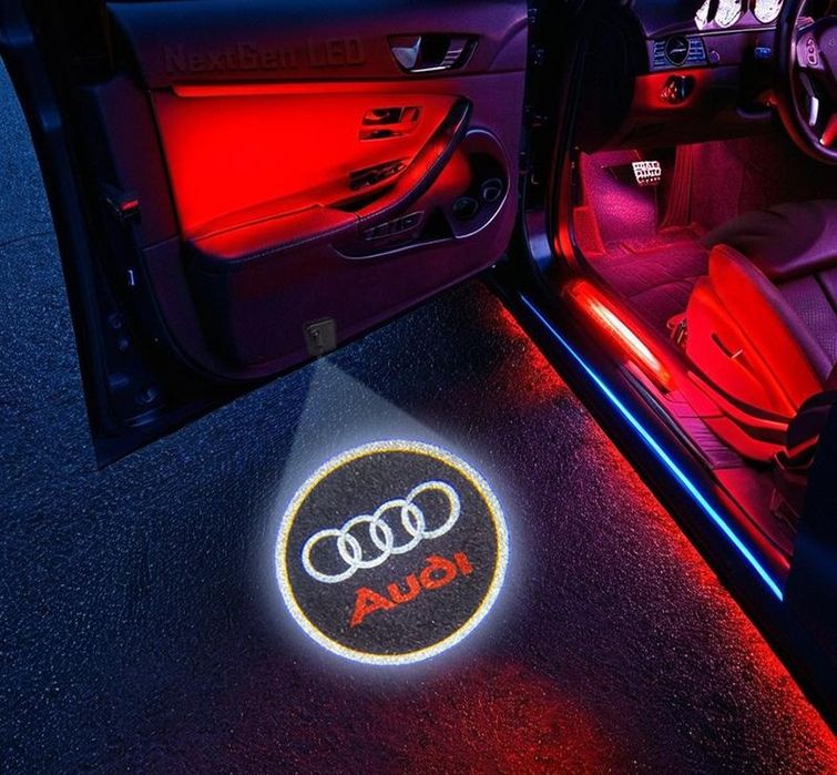 Led светлини с лого на автомобили - Mercedes Benz, Audi, BMW !