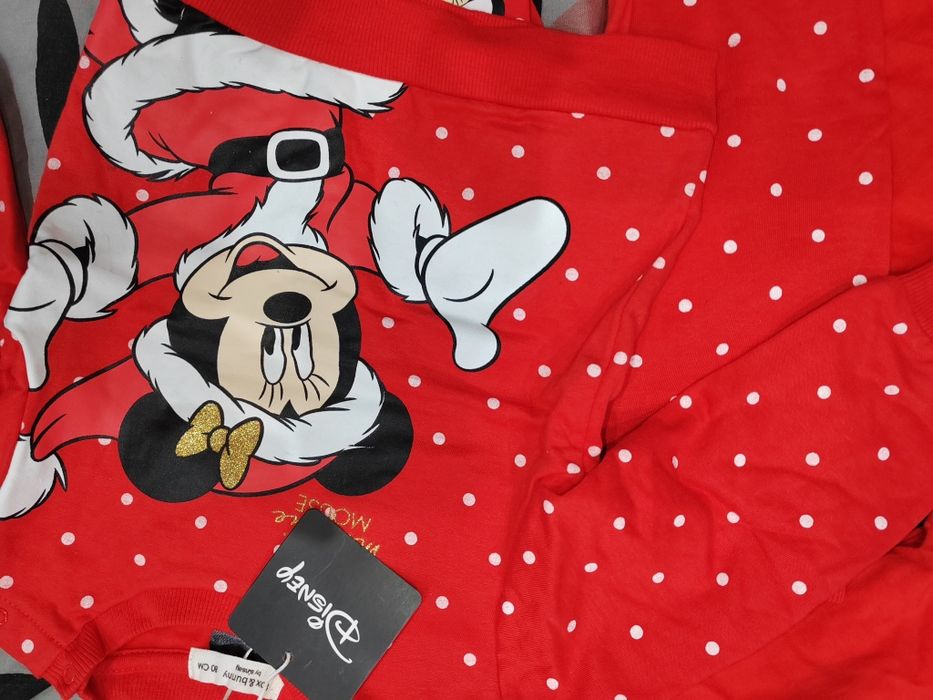 Коледни дрешки за момиче рокля, компкект с мини маус