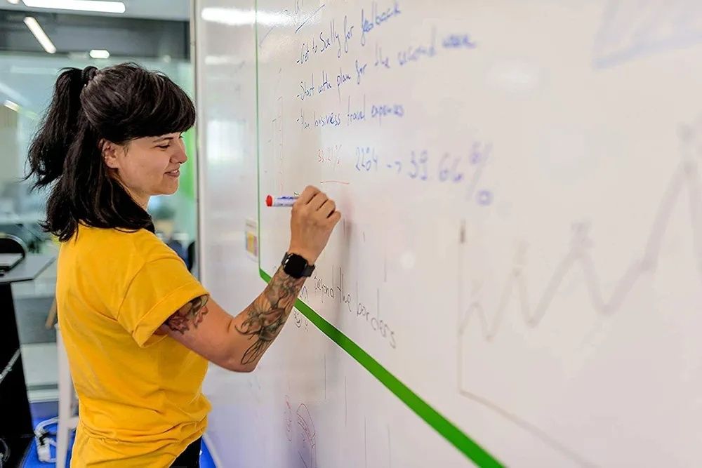 ESCREO Комплект Бяла Боя за Писане