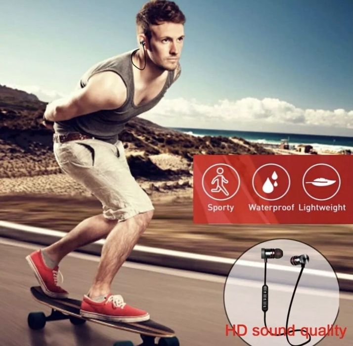 Спортни Магнитни Bluetooth Слушалки за Бягане 5.0