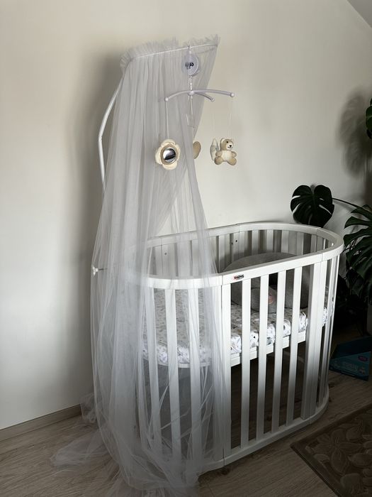 Vand baldachin cu suport si  jucarie muzicala