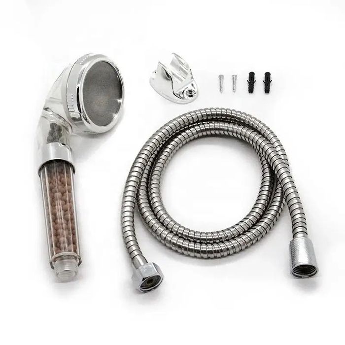 Душ слушалка с турмалин – 3 функции, филтрация, пести вода