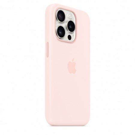 Husa iPhone 15 Pro Max Apple Originala, Silicon, Pink Sand