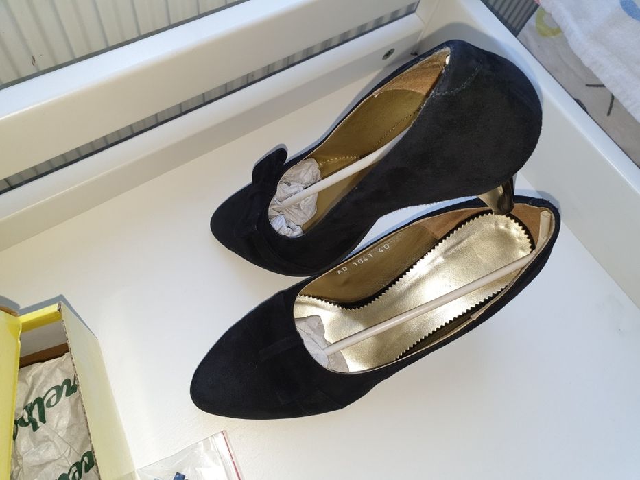 Pantofi eleganți piele întoarsă, nr 40