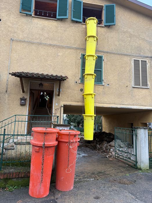 Tobogan evacuare moloz, jgheaburi 11 metri - Italia