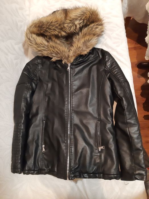 Кожено яке S размер