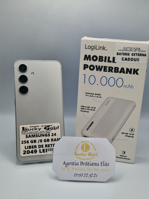 Samsung S 24 256 GB Baterie Externa Cadou cod 16925