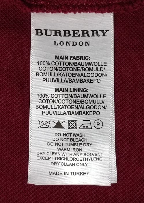 Burberry London England Polo Shirt оригинална тениска XL памучна поло