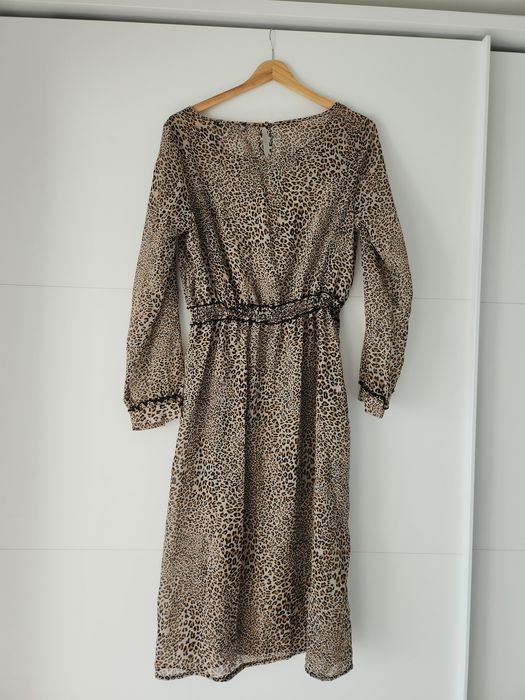 Rochie Top Secret  Animal print midi