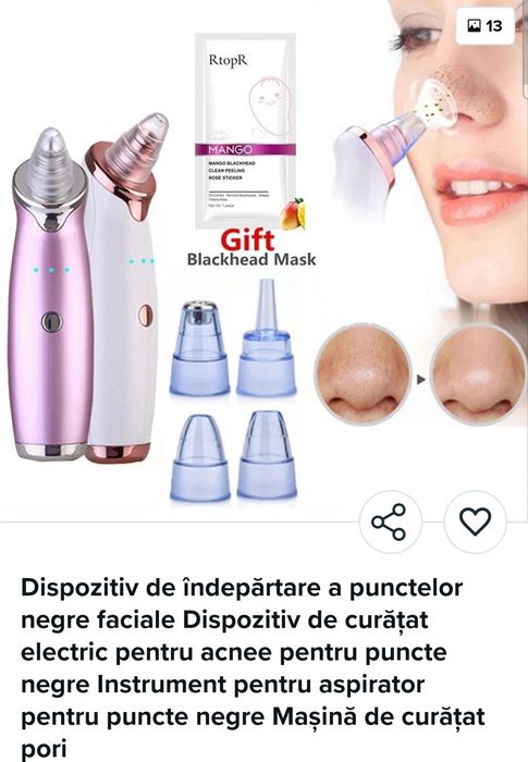Aparat Vacuum ingrijire ten
