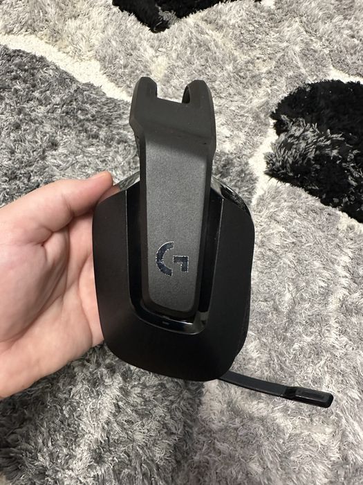 Casti gaming wireless Logitech G733, ultrausoare, Lightsync RGB, Negru