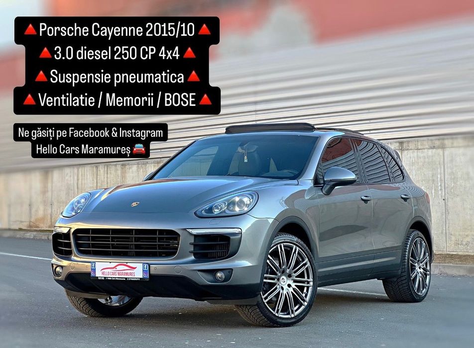Porsche Cayenne Suspensie Panoramic Ventilatie Camera