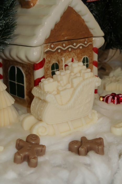 Коледни соеви свещи-подарък