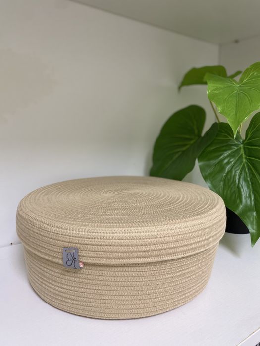 Джутовая корзина