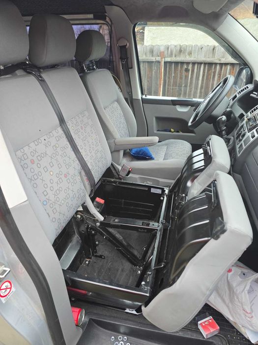 Placa pivotanta bancheta dubla VW Transporter T5-T6.1, 2003-2024