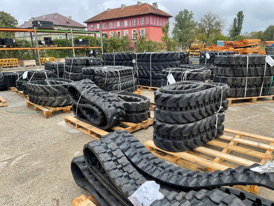 Senile cauciuc miniexcavator ,lanturi,transmisii budozer si excavator