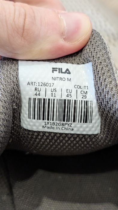 Кроссовки Fila Nitro M (45EU)