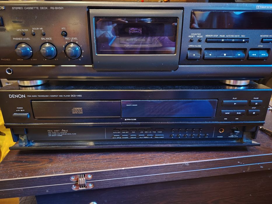 Deck technics cd denon