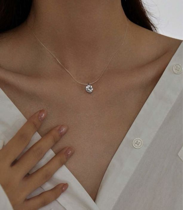 Елегантно “невидимо” бижу - циркониев камък