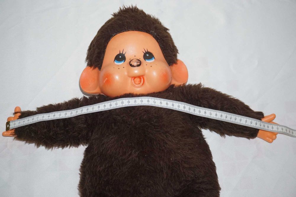 Колекционерска плюшена играчка Monchhichi Effe Made in Italy 42см