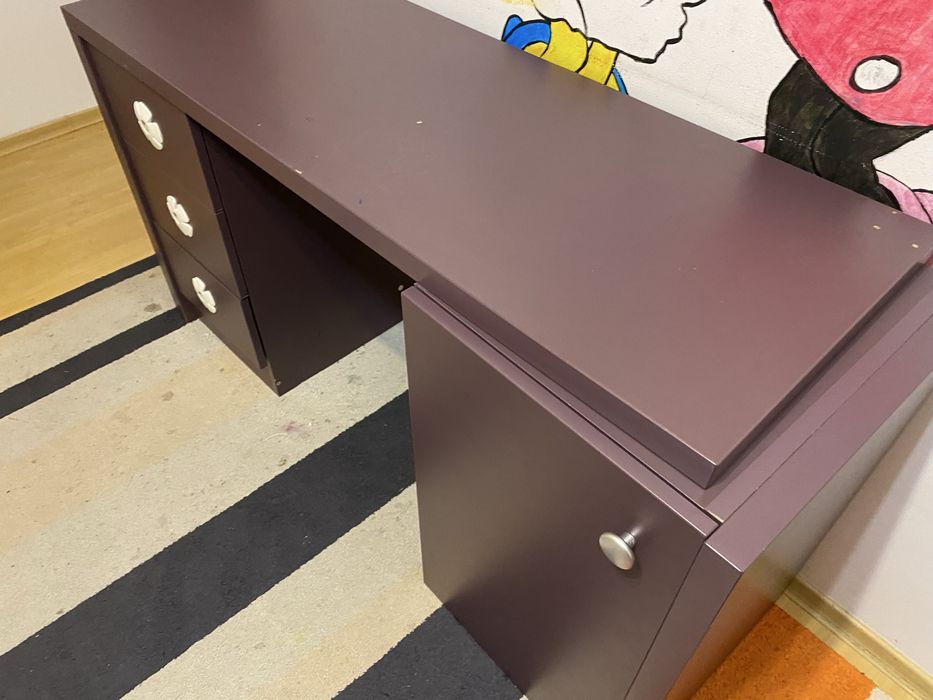 Vand birou mov , lungime reglabila