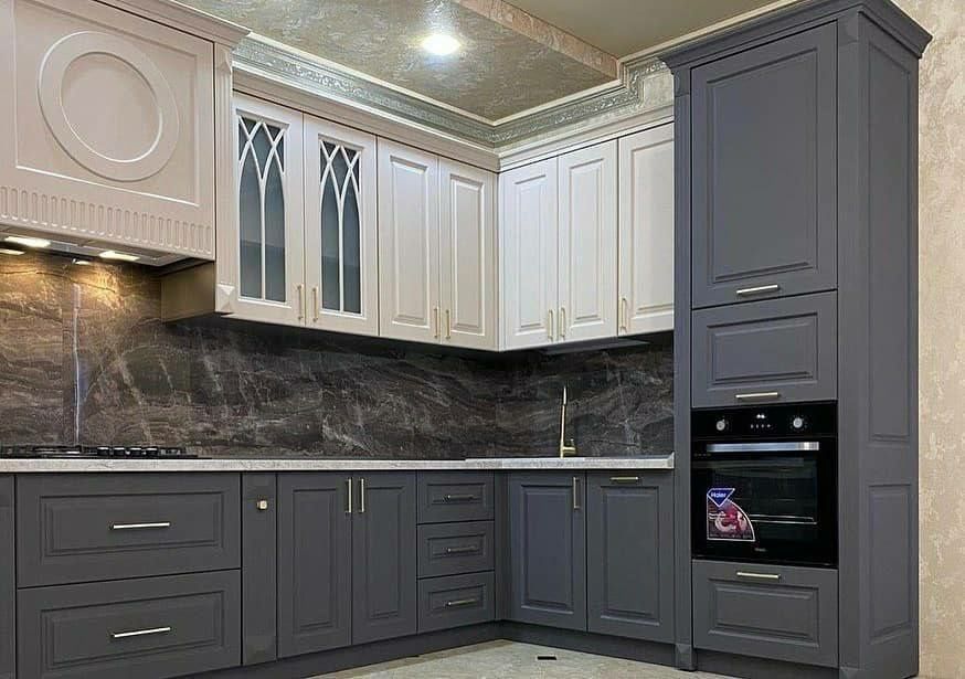 Мебель на заказ МДФ Шпон  неоклассической мебельлар