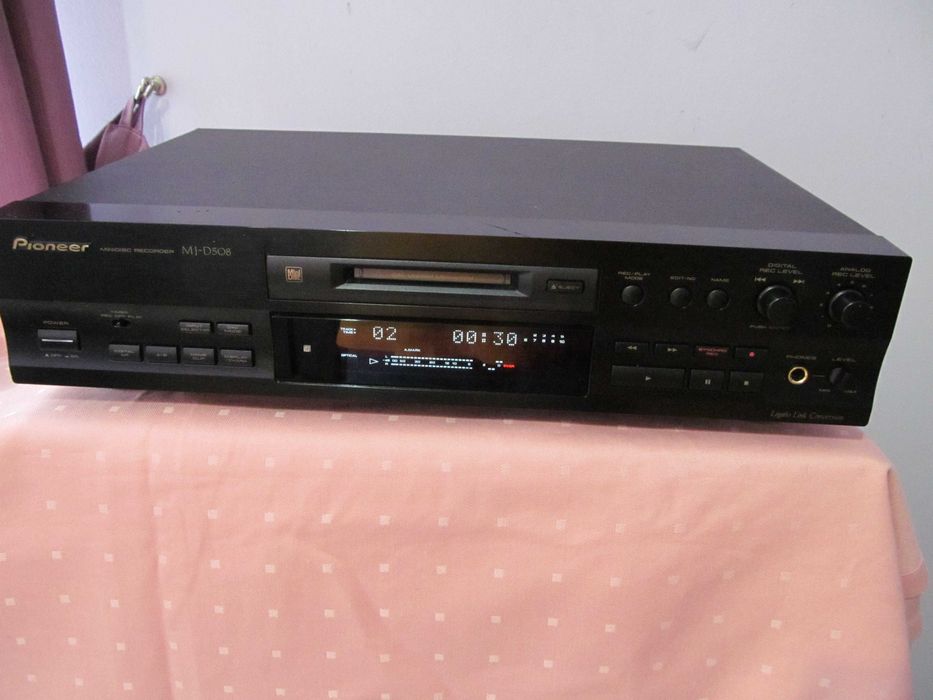 rezervat PIONEER MJ-D508 minidisc , obiect de colectie vintage , jucarie audio