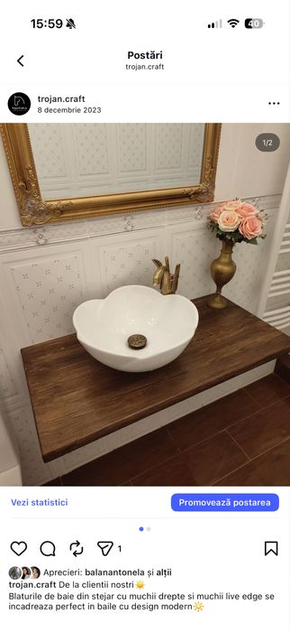 Blat stejar (masa, bucatarie, glafuri, etx)