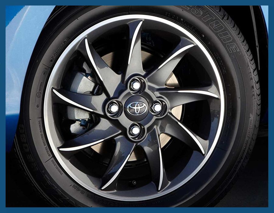 Set 4 capace negre 62mm jante aliaj Toyota