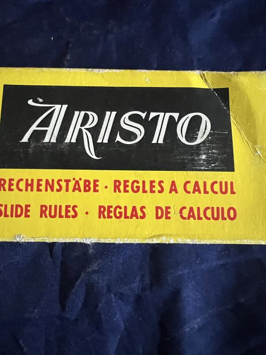 Юбилейна 100 год Аристо ARISTO сметачна логаритмична линийка