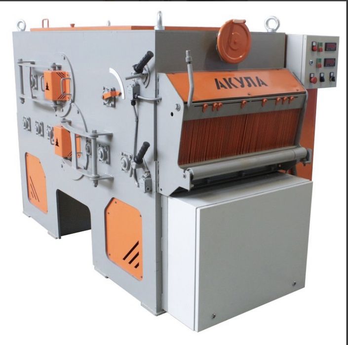 Многопильный двухвальный дисковый станок акула 2М