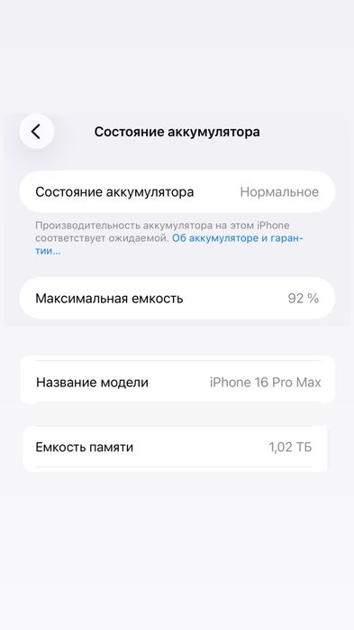 iPhone 16 Pro Max, 1 ТБ
