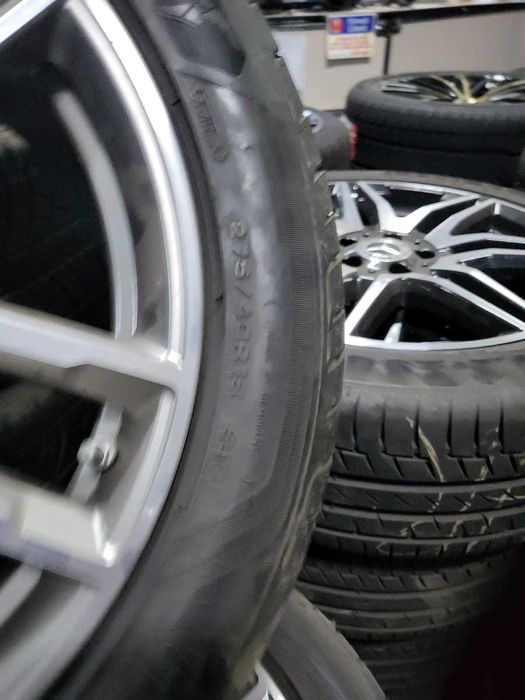 Jante BMW Seria 5 G30   Anvelope iarna Pirelli noi  275  40 18