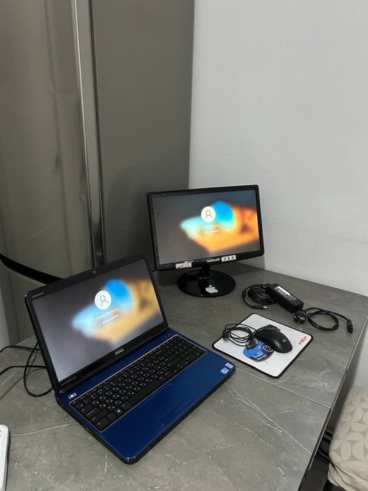 Офисный Ноутбук и Монитор Алматы Память 1000гб Полный комплект 1 ТБ