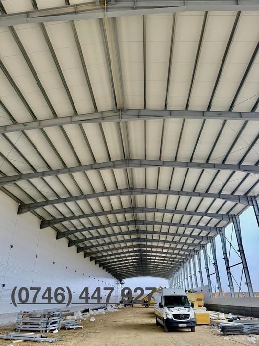 • Construim Hale Metalice pe comanda / Structuri Metalice la gata