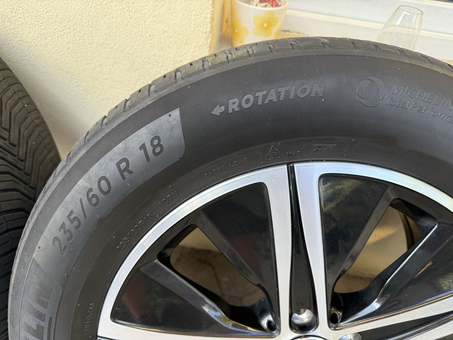Set roti originale Mercedes GLE W167 cu anvelope all season Michelin