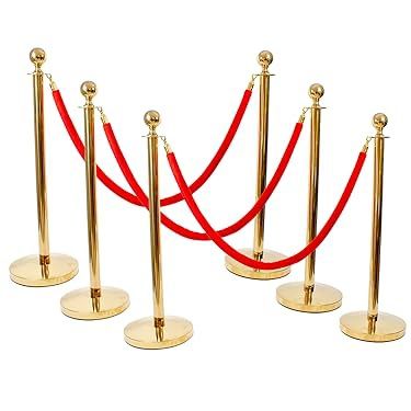 Стойки президентские ограничители с лентой ограждения столбик барьер