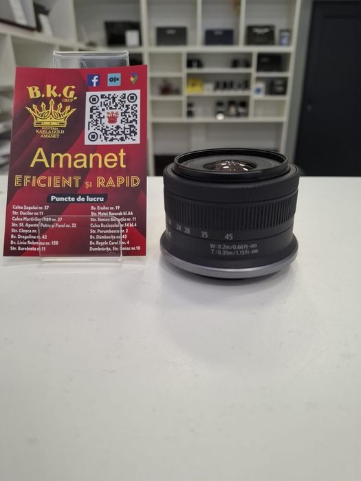 Canon Eos R50 + Obiectiv 18-45mm Amanet BKG