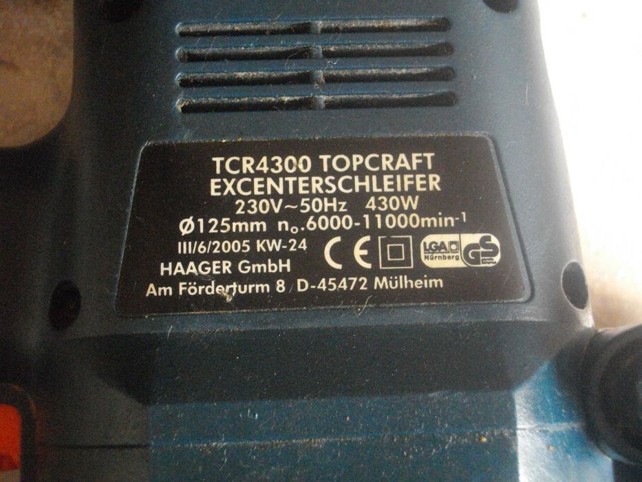 430W-380W-200W-190W-Ексцентър Виброшлайф-Skil-Top Craft-Kress-Bosch