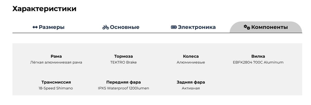 Электровелосипед Himo C30S 250W (Xiaomi)