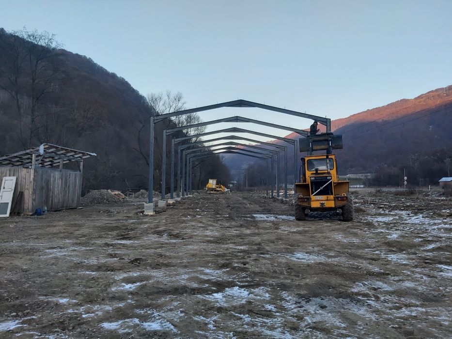 Hale metalice structura metalica 10x30x4m service auto