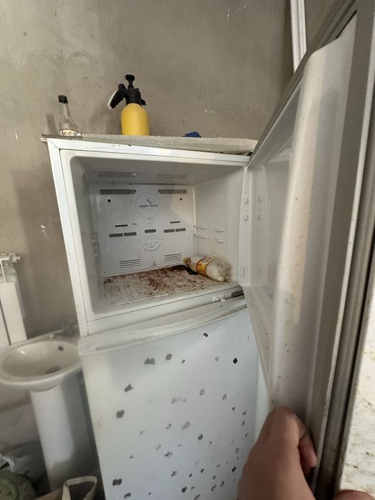 холодельник жасап тұрған 2еу